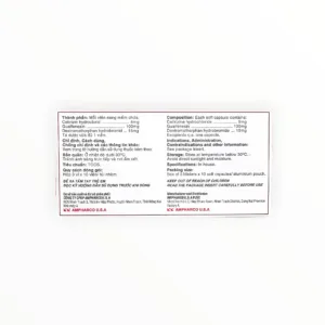Thuốc SOSCough Cetirizin/Guaifenesin/Dextromethorphan trị ho họng, phế quản (Hộp 3 vỉ x 10 viên nang mềm) - hộp 2