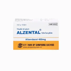 Alternative view of Alzental Albendazol 400mg (HDD)