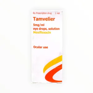 Thuốc nhỏ mắt Tamvelier Moxifloxacin 5mg/ml điều trị viêm kết mạc do vi khuẩn (Hộp 1 lọ 5ml) - hộp 1