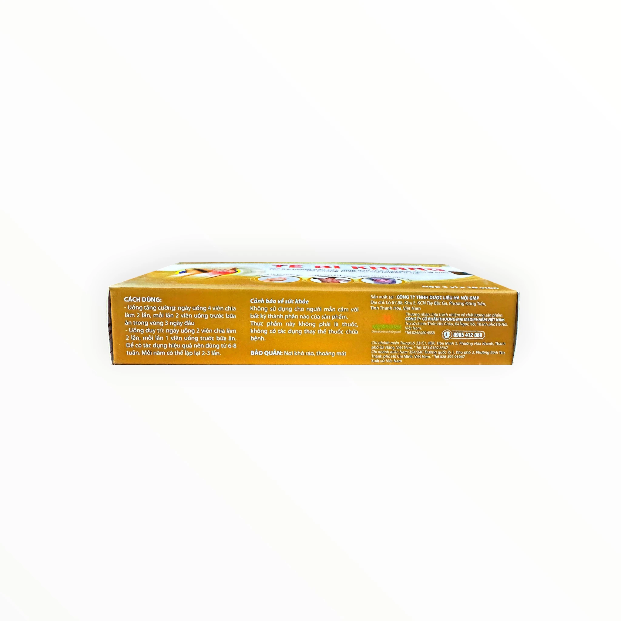 Viên nén Tê Bì Khang hỗ trợ giảm đau mỏi xương khớp, tê bì chân tay (Hộp 3 vỉ x 10 viên) 3 Tê Bì Khang - hộp 3