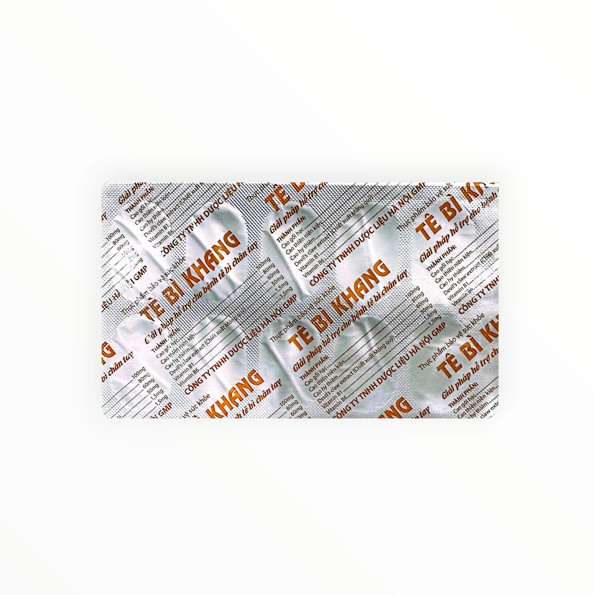 Viên nén Tê Bì Khang hỗ trợ giảm đau mỏi xương khớp, tê bì chân tay (Hộp 3 vỉ x 10 viên) 4 Tê Bì Khang - vỉ 1