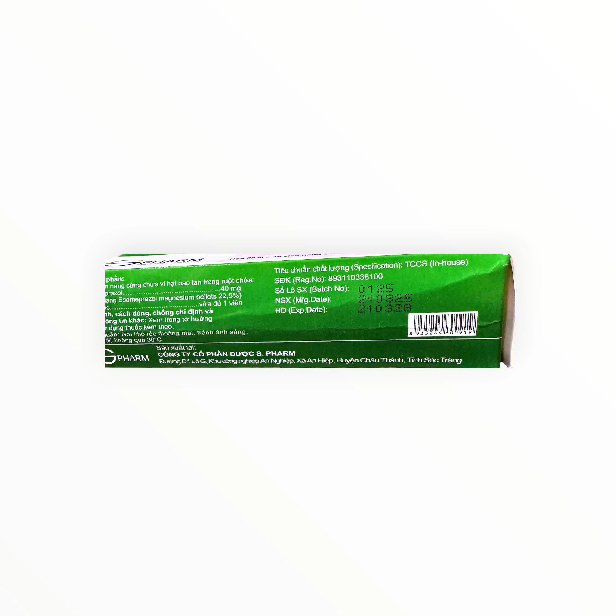 Thuốc Teslazol 40 Esomeprazol điều trị viêm xước thực quản do trào ngược, tiệt trừ H. pylori (Hộp 10 vỉ x 10 viên) 2 Teslazol 40 - hộp 2