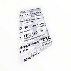 Thuốc Teslazol 40 Esomeprazol điều trị viêm xước thực quản do trào ngược, tiệt trừ H. pylori (Hộp 10 vỉ x 10 viên) 13 Teslazol 40 - vỉ 1