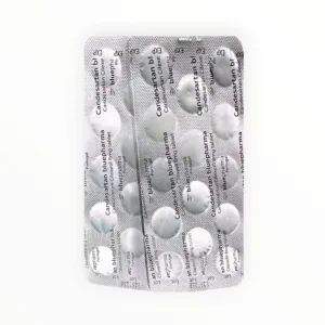 Thuốc Candesartan Bluepharma 8mg điều trị tăng huyết áp, suy tim (Hộp 2 vỉ x 14 viên) 14 Vỉ thuốc Candesartan Bluepharma 8mg