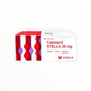 Nhà Thuốc Bách An - Chuỗi nhà thuốc uy tín Hà Nội 74 Hộp thuốc Captopril STELLA 25mg