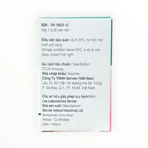 Hộp thuốc Coveram 5mg/5mg Perindopril/Amlodipin