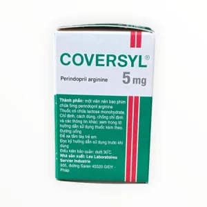 Hộp thuốc Coversyl 5mg Perindopril arginine