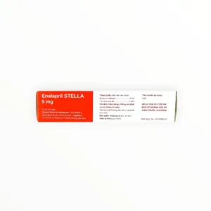 Thuốc Enalapril STELLA 5mg điều trị tăng huyết áp, suy tim (Hộp 3 vỉ x 10 viên) 22 Hộp thuốc Enalapril STELLA 5mg