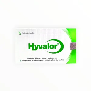 Hộp thuốc Hyvalor 80mg Valsartan