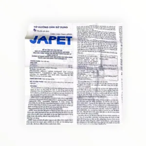 Tờ hướng dẫn sử dụng thuốc JAPET Ezetimibe/Atorvastatin 10mg/20mg