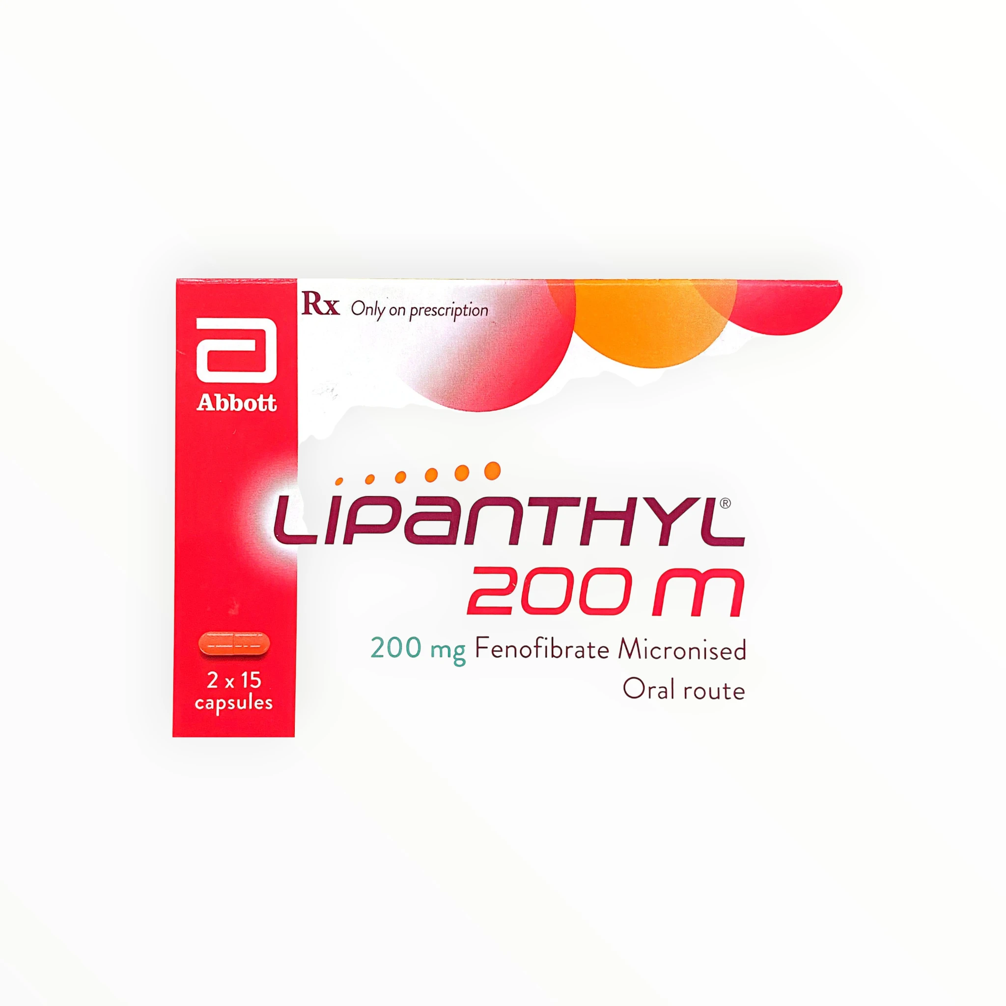 Thuốc Lipanthyl 200M Fenofibrate 200mg điều trị rối loạn lipid máu (Hộp 2 vỉ x 15 viên) 1 Hộp thuốc Lipanthyl 200M Fenofibrate 200mg