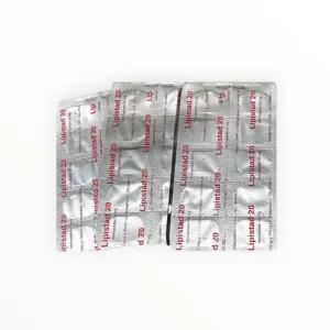 Thuốc Lipistad 20 Atorvastatin 20mg điều trị rối loạn lipid máu (Hộp 3 vỉ x 10 viên) 11 Vỉ thuốc Lipistad 20 Atorvastatin 20mg