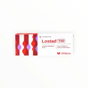 Nhà Thuốc Bách An - Chuỗi nhà thuốc uy tín Hà Nội 66 Hộp thuốc Lostad T50 Losartan 50mg