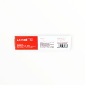 Hộp thuốc Lostad T50 Losartan 50mg