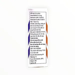Hộp thuốc mỡ tra mắt Maxitrol Dexamethason, Neomycin, Polymyxin B
