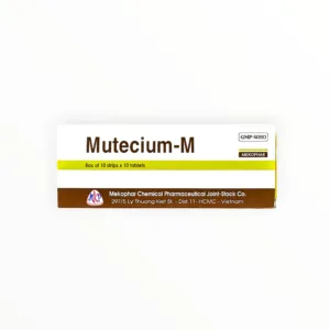 Hộp thuốc Mutecium-M Domperidon 10mg