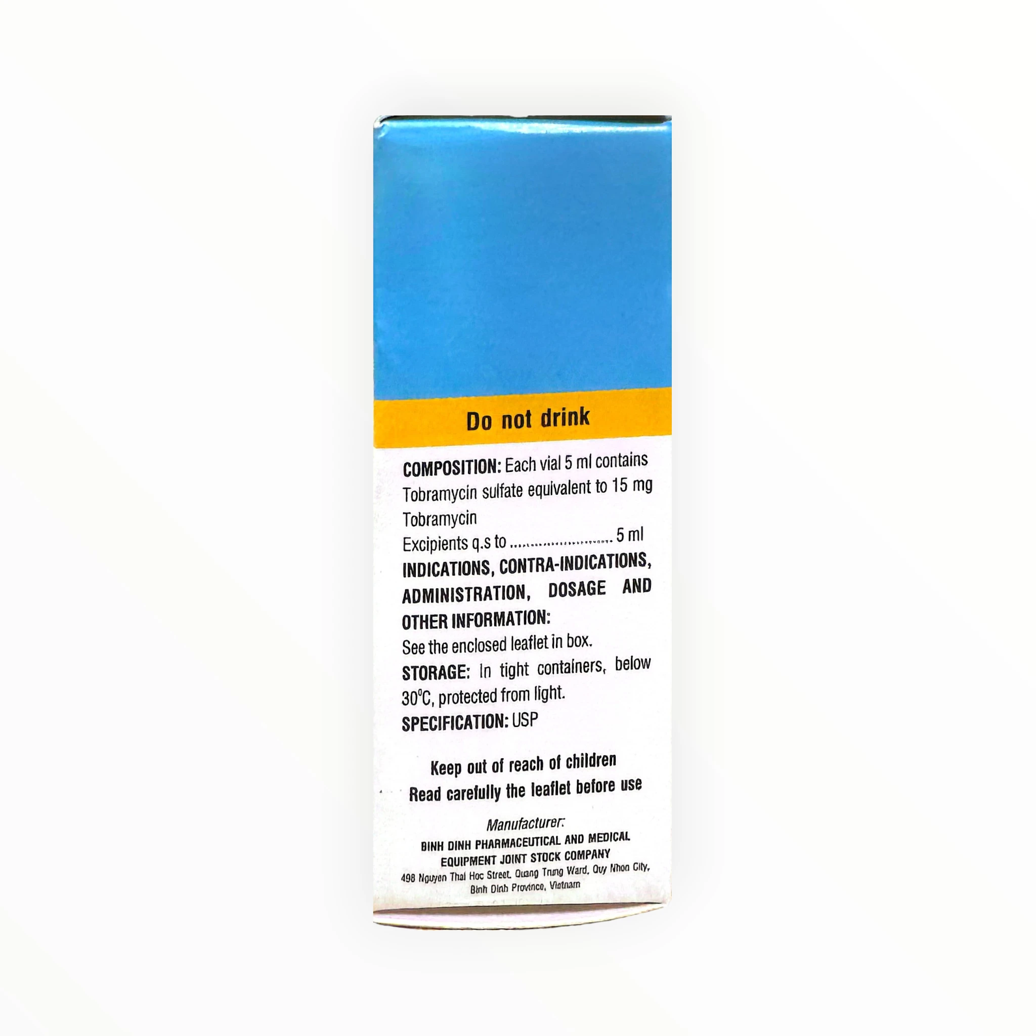 Thuốc nhỏ mắt Biracin-E Tobramycin 0,3% điều trị nhiễm khuẩn mắt (Hộp 1 lọ 5ml) 2 Hộp thuốc nhỏ mắt Biracin-E Tobramycin 0,3%