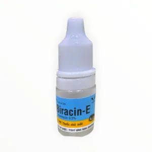 Thuốc nhỏ mắt Biracin-E Tobramycin 0,3% điều trị nhiễm khuẩn mắt (Hộp 1 lọ 5ml) 9 Lọ thuốc nhỏ mắt Biracin-E Tobramycin 0,3%