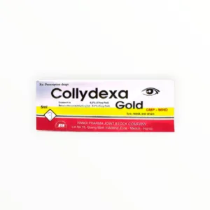 Hộp thuốc nhỏ mắt, mũi, tai Collydexa Gold Gentamicin, Dexamethasone