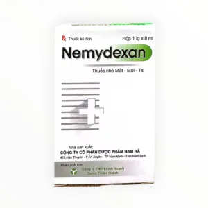 Hộp thuốc nhỏ mắt, mũi, tai Nemydexan Neomycin, Dexamethason