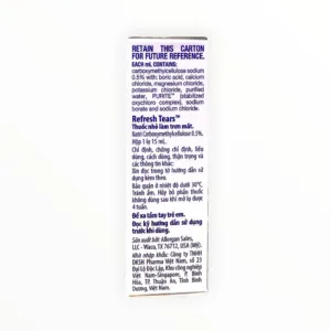 Hộp thuốc nhỏ mắt Refresh Tears