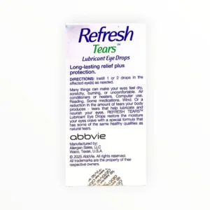 Thuốc nhỏ mắt Refresh Tears làm trơn mắt, giảm khô rát, kích ứng mắt (Hộp 1 lọ 15ml) 6 Hộp thuốc nhỏ mắt Refresh Tears