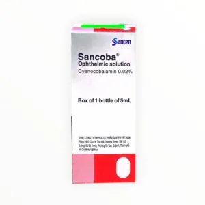 Hộp thuốc nhỏ mắt Sancoba Cyanocobalamin 0,02%