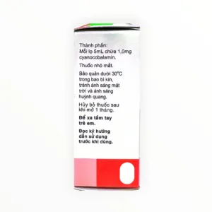 Hộp thuốc nhỏ mắt Sancoba Cyanocobalamin 0,02%