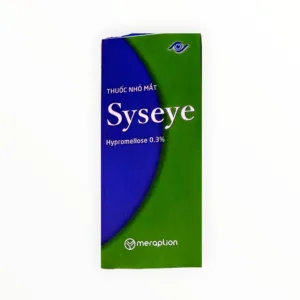 Hộp thuốc nhỏ mắt Syseye Hypromellose 0,3%