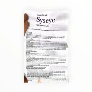 Thuốc nhỏ mắt Syseye Hypromellose 0,3% giảm khô mắt, nước mắt nhân tạo (Hộp 1 lọ 10ml) 11 Tờ hướng dẫn sử dụng thuốc nhỏ mắt Syseye Hypromellose 0,3%