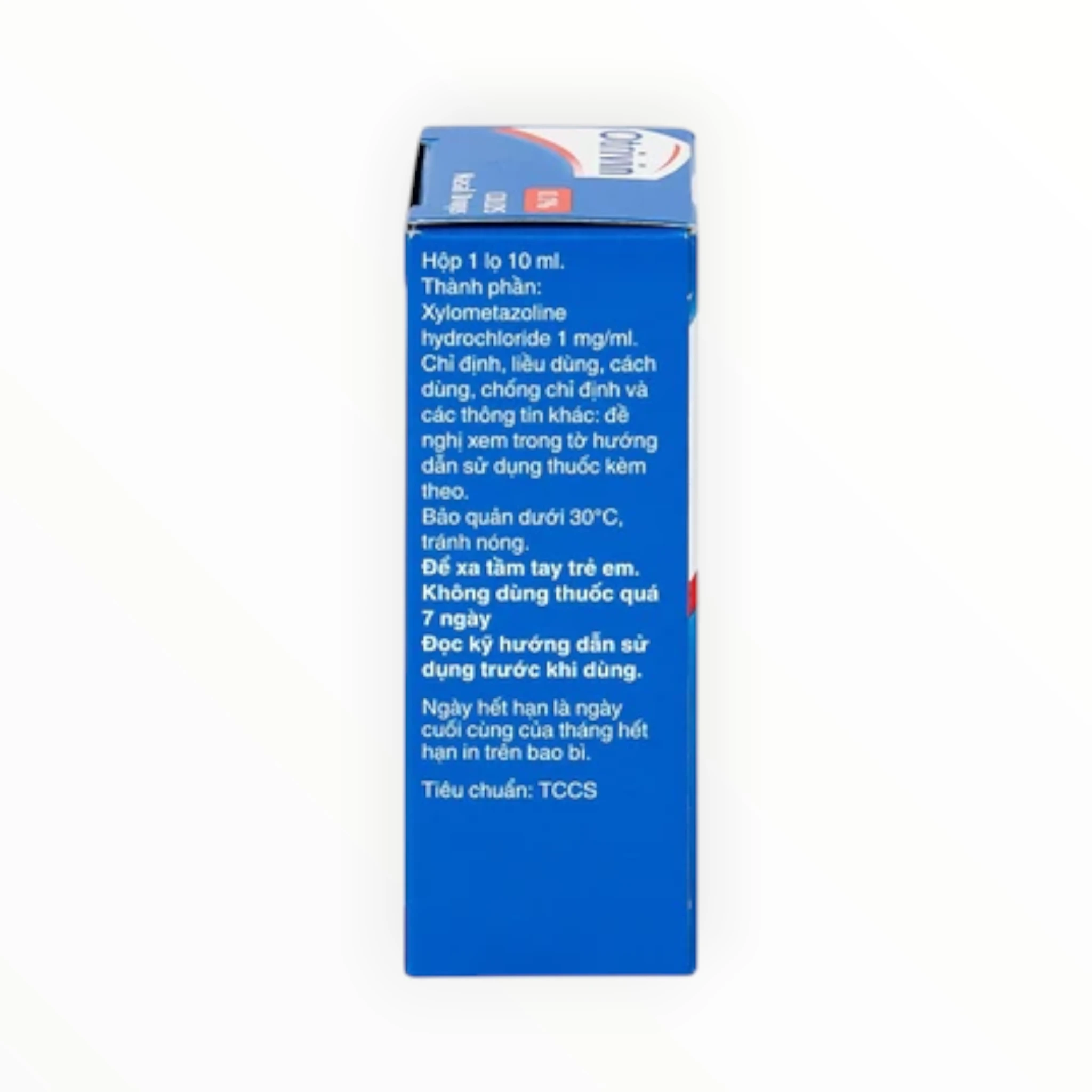 Thuốc nhỏ mũi Otrivin 0,1% Xylometazoline giảm nghẹt mũi, hiệu quả kéo dài 10 giờ (Lọ) 4 Hộp thuốc nhỏ mũi Otrivin 0,1% Xylometazoline