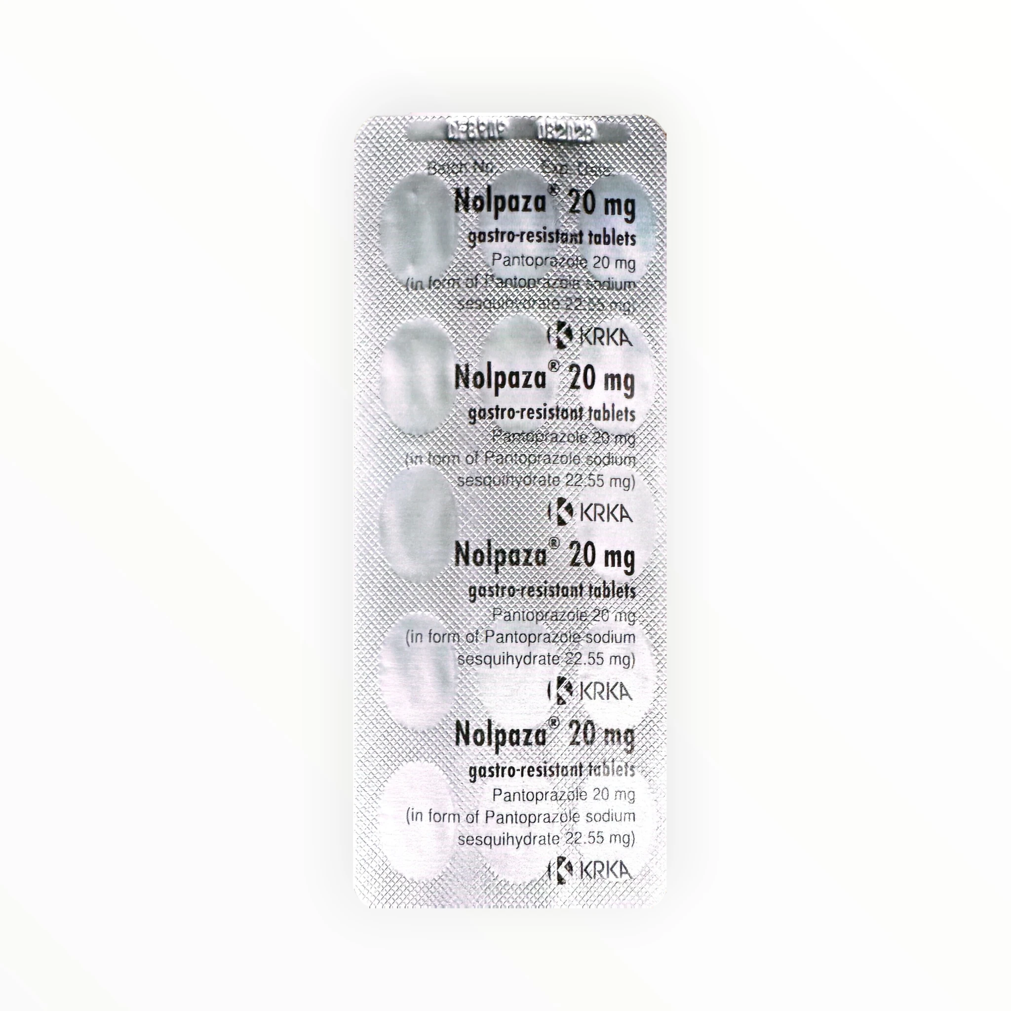 Thuốc Nolpaza 20mg Pantoprazol điều trị trào ngược dạ dày - thực quản (Hộp 2 vỉ x 14 viên) 3 Vỉ thuốc Nolpaza 20mg Pantoprazol