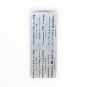 Thuốc Rosuvastatin STELLA 10mg điều trị rối loạn lipid máu (Hộp 3 vỉ x 10 viên) 11 Vỉ thuốc Rosuvastatin STELLA 10mg