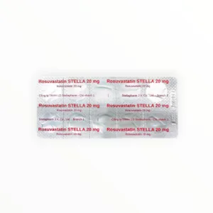 Vỉ thuốc Rosuvastatin STELLA 20mg