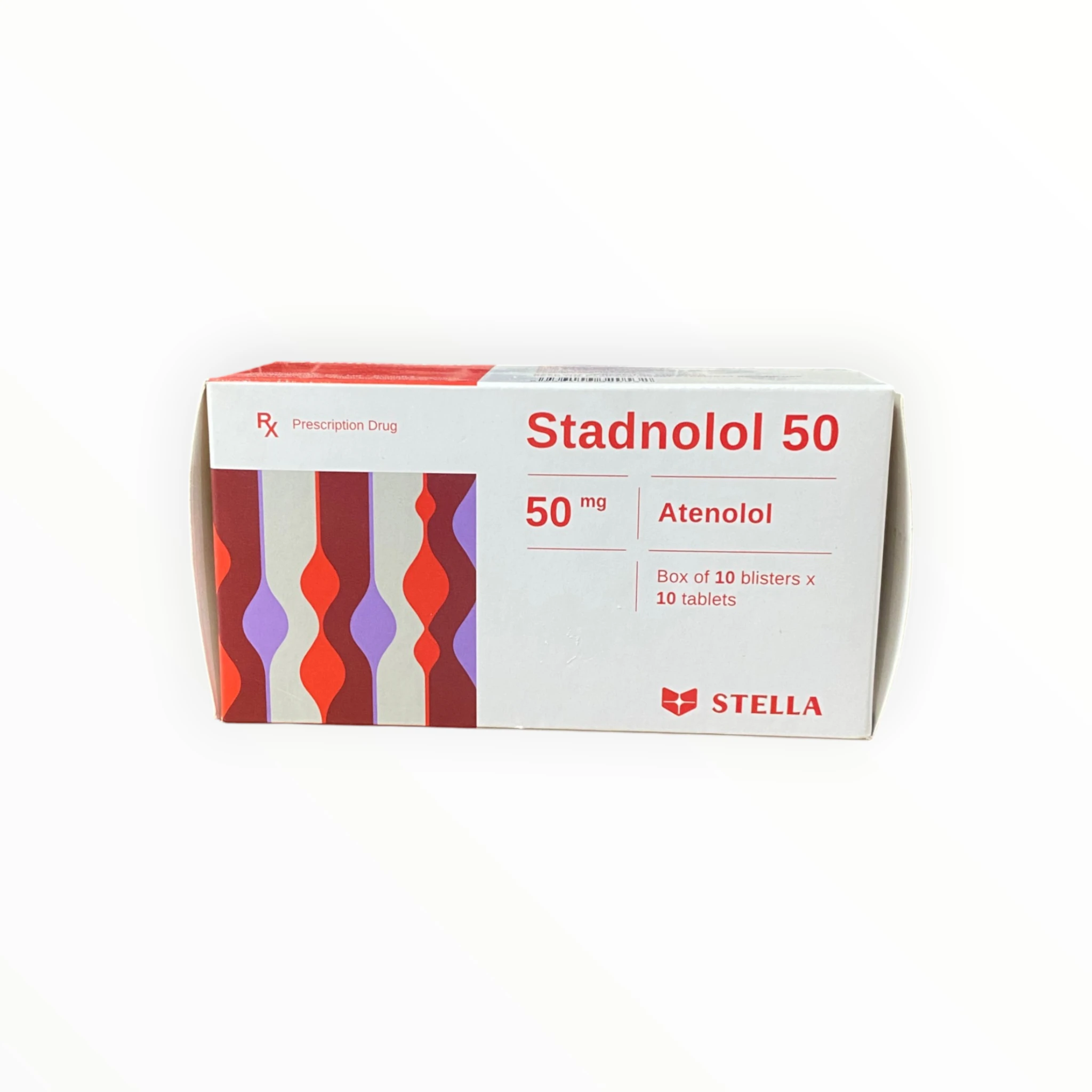 Thuốc Stadnolol 50 Atenolol 50mg điều trị tăng huyết áp, loạn nhịp tim 1 Hộp thuốc Stadnolol 50 Atenolol 50mg