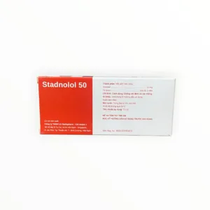 Thuốc Stadnolol 50 Atenolol 50mg điều trị tăng huyết áp, loạn nhịp tim 9 Hộp thuốc Stadnolol 50 Atenolol 50mg