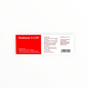 Hộp thuốc Stadovas 5 CAP Amlodipine 5mg