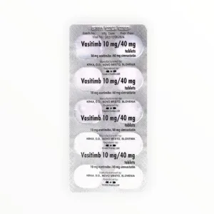 Thuốc Vasitimb 10mg/40mg Ezetimibe/Simvastatin điều trị rối loạn lipid máu (Hộp 3 vỉ x 10 viên) 5 Vỉ thuốc Vasitimb 10mg/40mg Ezetimibe/Simvastatin