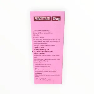 Hộp thuốc Zestril 10mg Lisinopril