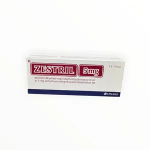 Hộp thuốc Zestril 5mg Lisinopril