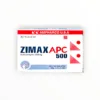 Hộp thuốc Zimax APC 500 Azithromycin 500mg