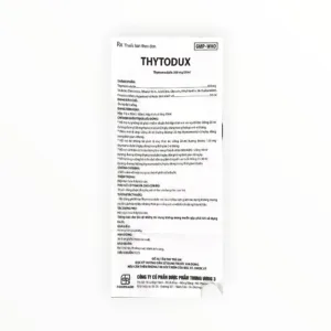 Thuốc Thytodux Thymomodulin 60mg/10ml tăng cường miễn dịch, dự phòng tái phát nhiễm khuẩn hô hấp (Hộp 4 vỉ x 5 ống x 10ml) 13 Thuốc Thytodux Thymomodulin 60mg/10ml tăng cường miễn dịch, dự phòng tái phát nhiễm khuẩn hô hấp (Hộp 4 vỉ x 5 ống x 10ml) - tờ hướng dẫn sử dụng 1