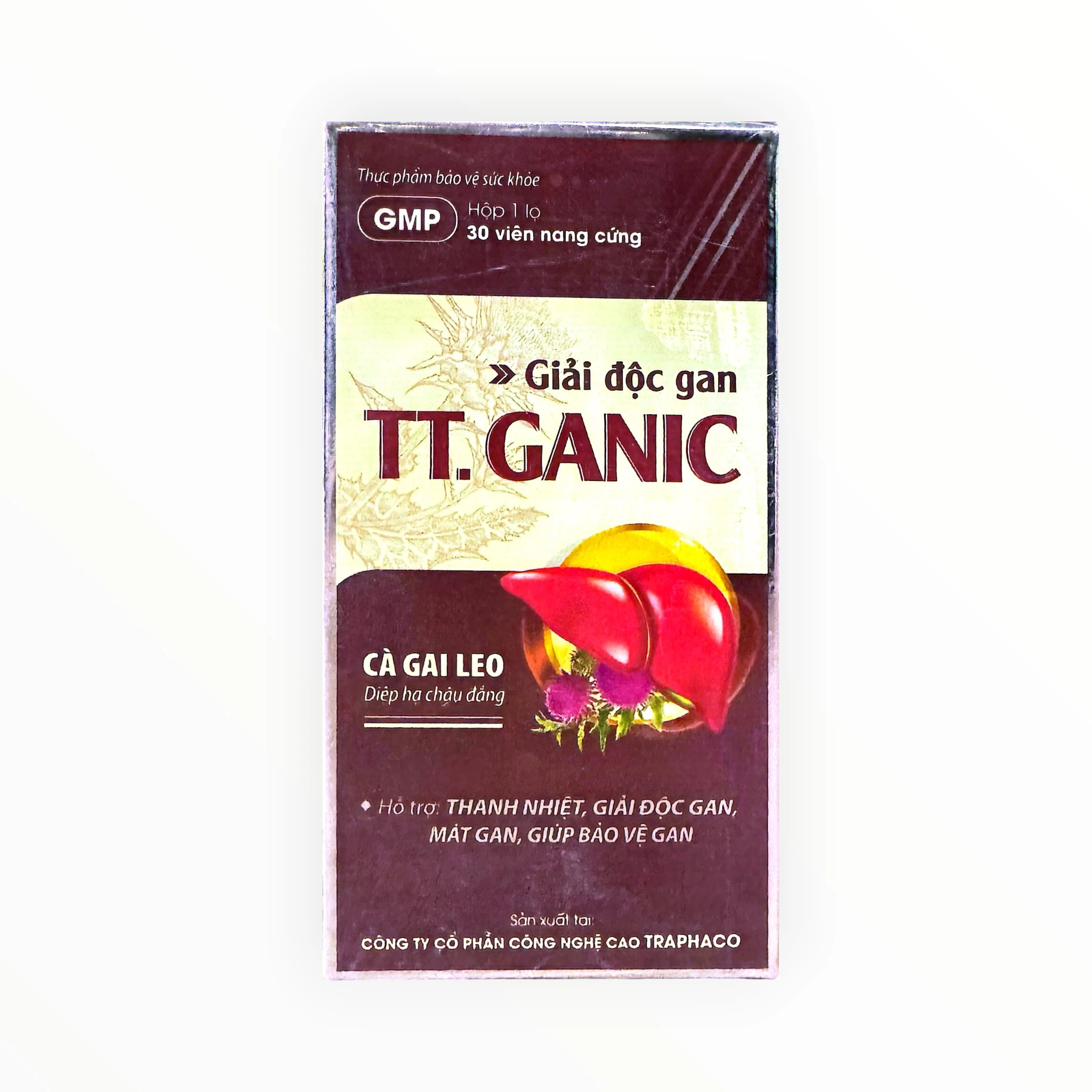 Viên nang cứng Giải độc gan TT.Ganic thanh nhiệt, cải thiện mụn nhọt, mẩn ngứa do gan yếu (Hộp 30 viên) 1 Giải độc gan TT.Ganic - hộp 1