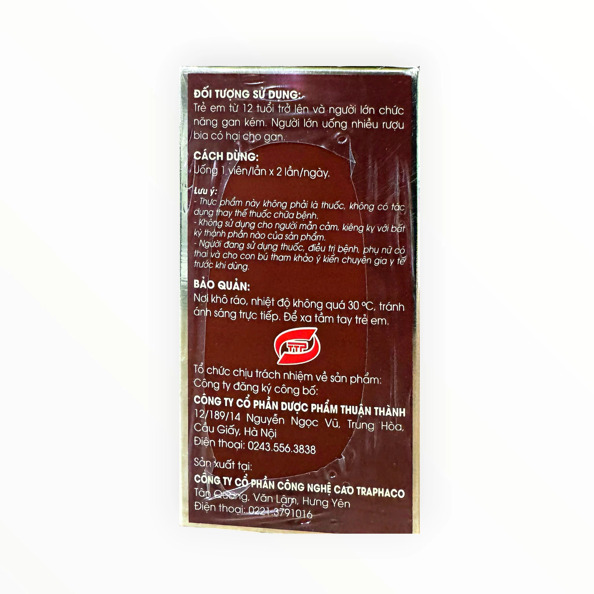 Viên nang cứng Giải độc gan TT.Ganic thanh nhiệt, cải thiện mụn nhọt, mẩn ngứa do gan yếu (Hộp 30 viên) 2 Giải độc gan TT.Ganic - hộp 2