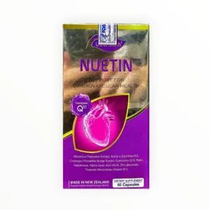 Viên nang cứng Ultra Health Nuetin men gạo đỏ 200mg, Coenzyme Q10 100mg hỗ trợ sức khỏe tim mạch (Hộp 60 viên) - hộp 1