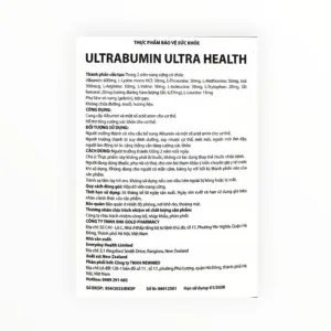 Ultrabumin - tờ hướng dẫn sử dụng 2