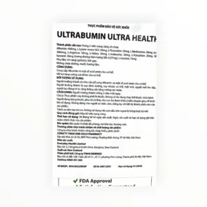 Ultrabumin - tờ hướng dẫn sử dụng 3