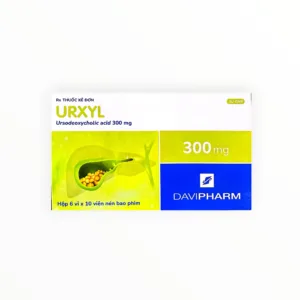 Urxyl 300mg - Ursodeoxycholic Acid Davipharm - Hộp 6 Vỉ x 10 Viên - hộp 1