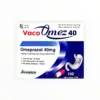 Thuốc VacoOmez 40 Omeprazol điều trị loét dạ dày tá tràng, viêm thực quản trào ngược (Hộp 10 vỉ x 10 viên) 20 VacoOmez 40 - hộp 1