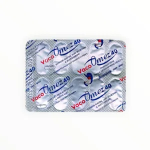 Thuốc VacoOmez 40 Omeprazol điều trị loét dạ dày tá tràng, viêm thực quản trào ngược (Hộp 10 vỉ x 10 viên) 11 VacoOmez 40 - vỉ 1